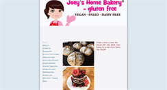 Desktop Screenshot of joeyshomebakeryglutenfree.com